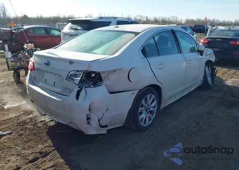 2015 Subaru Legacy 2.5I Premium z USA, uszkodzony, nr VIN 4S3BNAC60F3012088